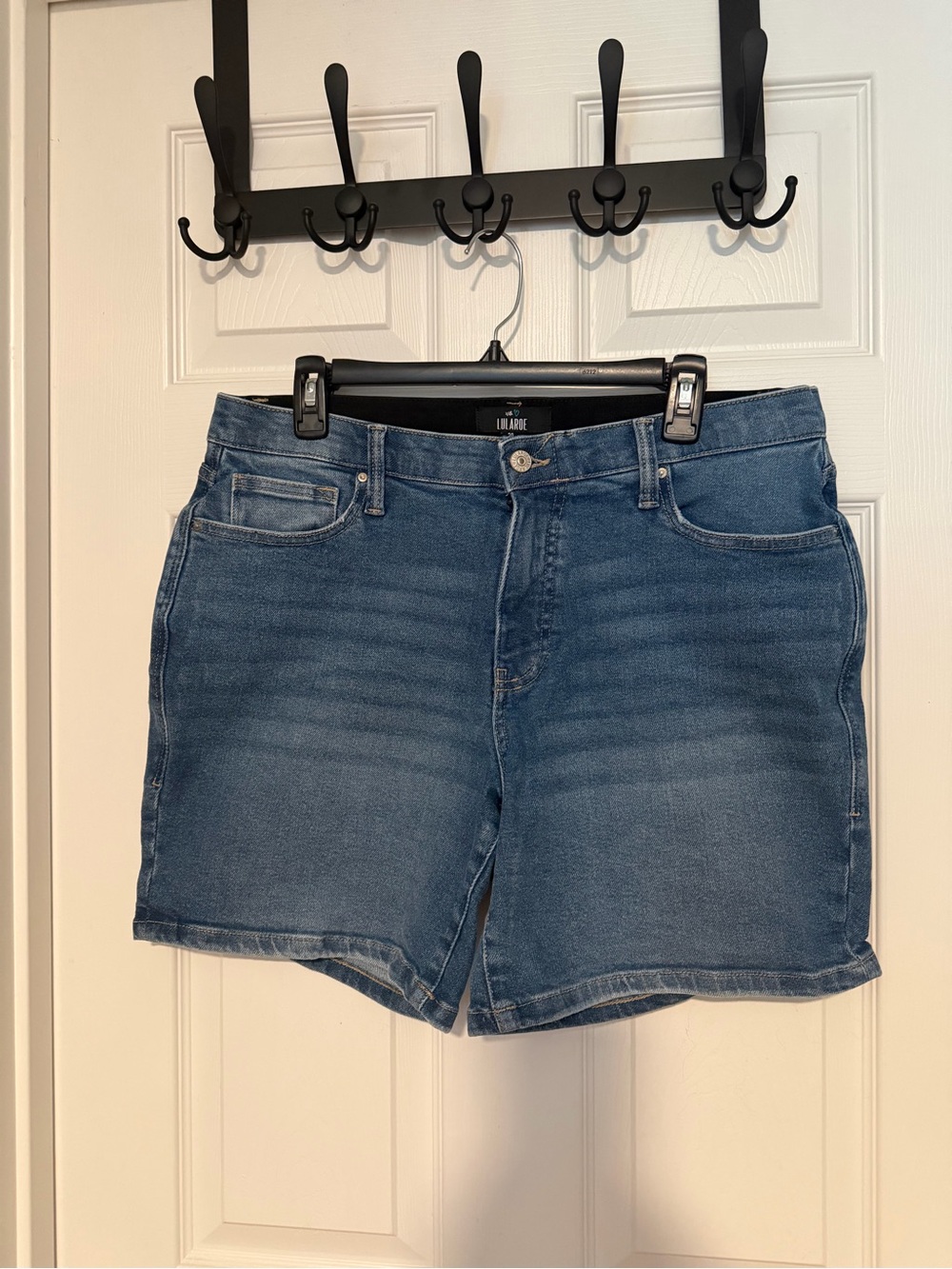 LuLaRoe Mid-Blue Denim Women’s Jean Shorts